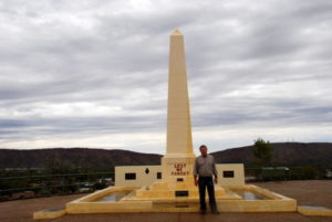 Kim at Anzac Hill.