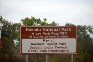 Park Pass sign