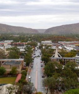 View of Alice Springs from Anzac Hill.