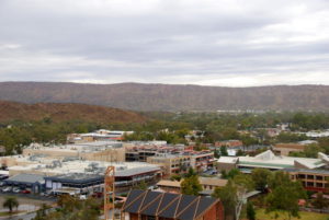 View of Alice Springs from Anzac Hill.