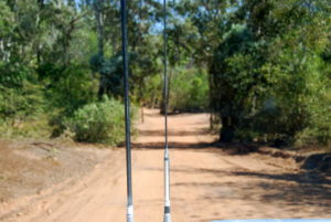 Dirt track into Litchfield.