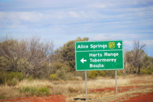 On the way to The Alice.