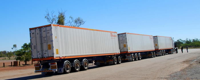 Road train at Wauchope.