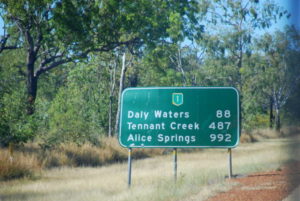 On Stuart Highway.