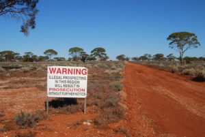 At Mt Jackson goldfields.