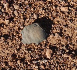 Stone flake cutter.