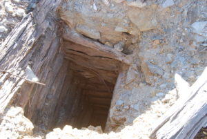Disused shaft at Mt Jackson goldfields.