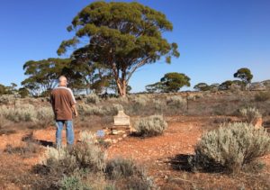 Tony at cemetery.