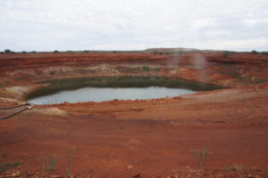 Water pit at Younami.