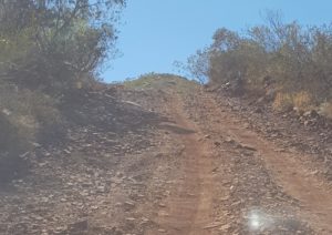 Near the summit.