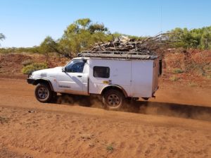 Kim's Patrol loaded with firewood.