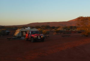 Aaron's Camp at Mount Augustus.