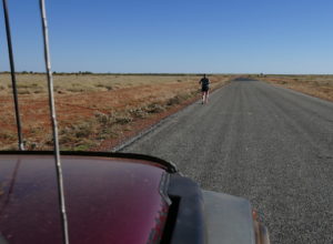Carrie kept up her routine of morning runs.