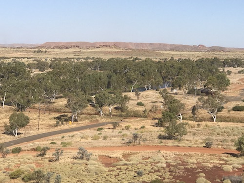 Nullagine River from Lynas Lookout.
