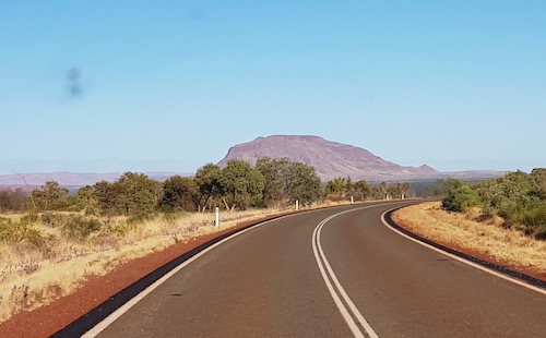 Mount Bruce, the second highest peak in Western Australia.