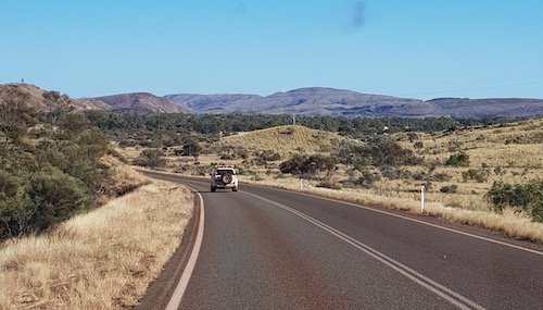 On the road to Tom Price.