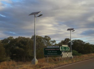 Turnoff to Karijini.