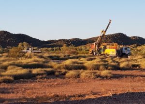 Drill rig outside Nullagine.