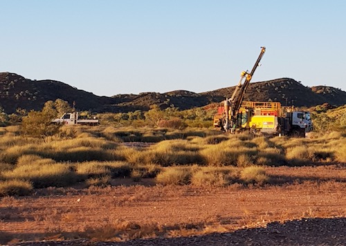Drill rig outside Nullagine.