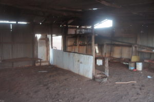 Abandoned shed at Pingandy.