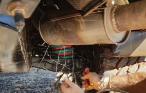 Joe had disentangle wire before he could leave Skull Springs.
