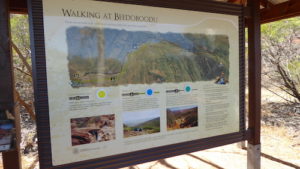 Beedoboodu information sign.