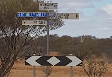 Intersection of Erong Rd and Beringarra-Byro Rd.