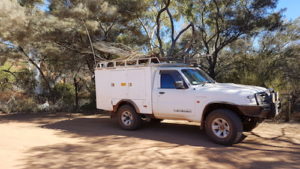 Kim's Nissan Patrol.
