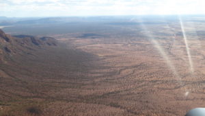 Mount Augustus surrounds from chopper.