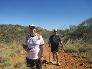 Nick and Mike on the way to the top.