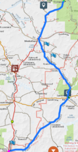 Paynes Find to Doolgunna Map.