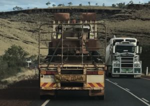 Lots of road trains on this stretch of road.
