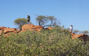 Scott and Steve at Flintstone Rock.