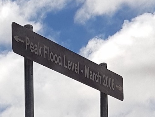 Murchison River flood level.