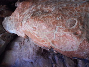 A petroglyph.