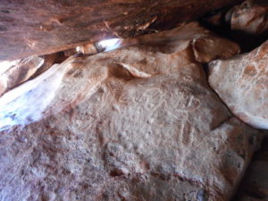 A petroglyph.