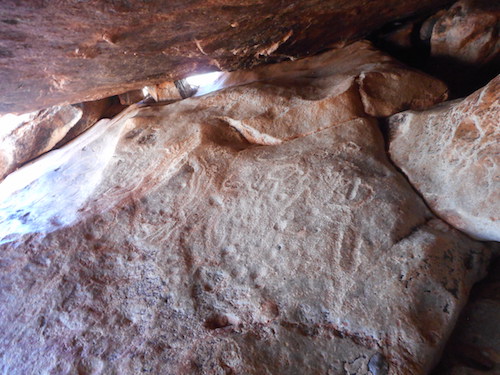 A petroglyph.