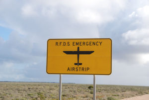 Between Mundrabilla and Madura Pass, this is one of four locations on the Eyre Highway that the RFDS utilise for an emergency airstrip.