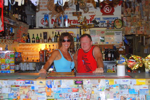 Tammy and Kim at the Daly Waters Pub.