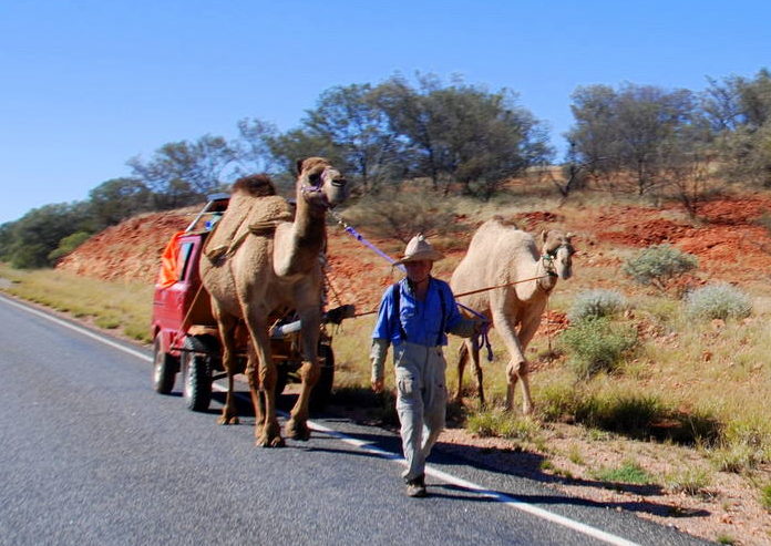 On Stuart Highway north of Erldunda.