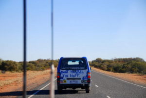 On the road to Yulara.