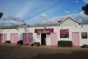 Starting stalls, Hay Street, Kalgoorlie.