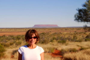Tammy at Mt Conner Lookout.