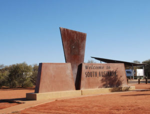 At the Northern Territory / South Australia border.