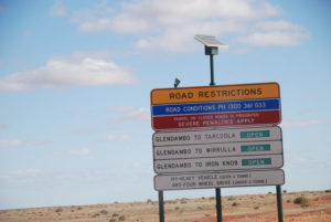 Roads are quite often closed.