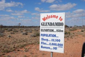 Welcome to Glendambo.