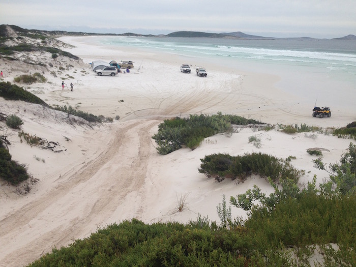 Entry/exit point to Alexander Bay on the south coast, east of Esperance.