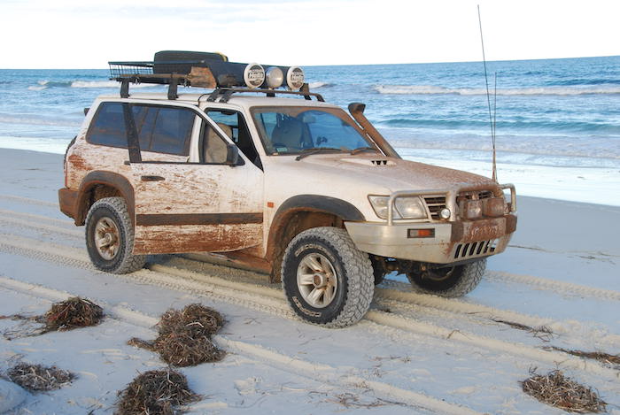 Patrol on Bilbunya Beach, 250 km north-east of Esperance in the Nuytsland Nature Reserve.