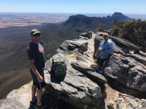 Dan and Scott at the summit.