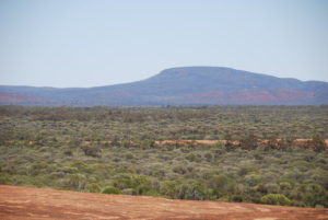 Mt Singleton from Billgaburna Rock.